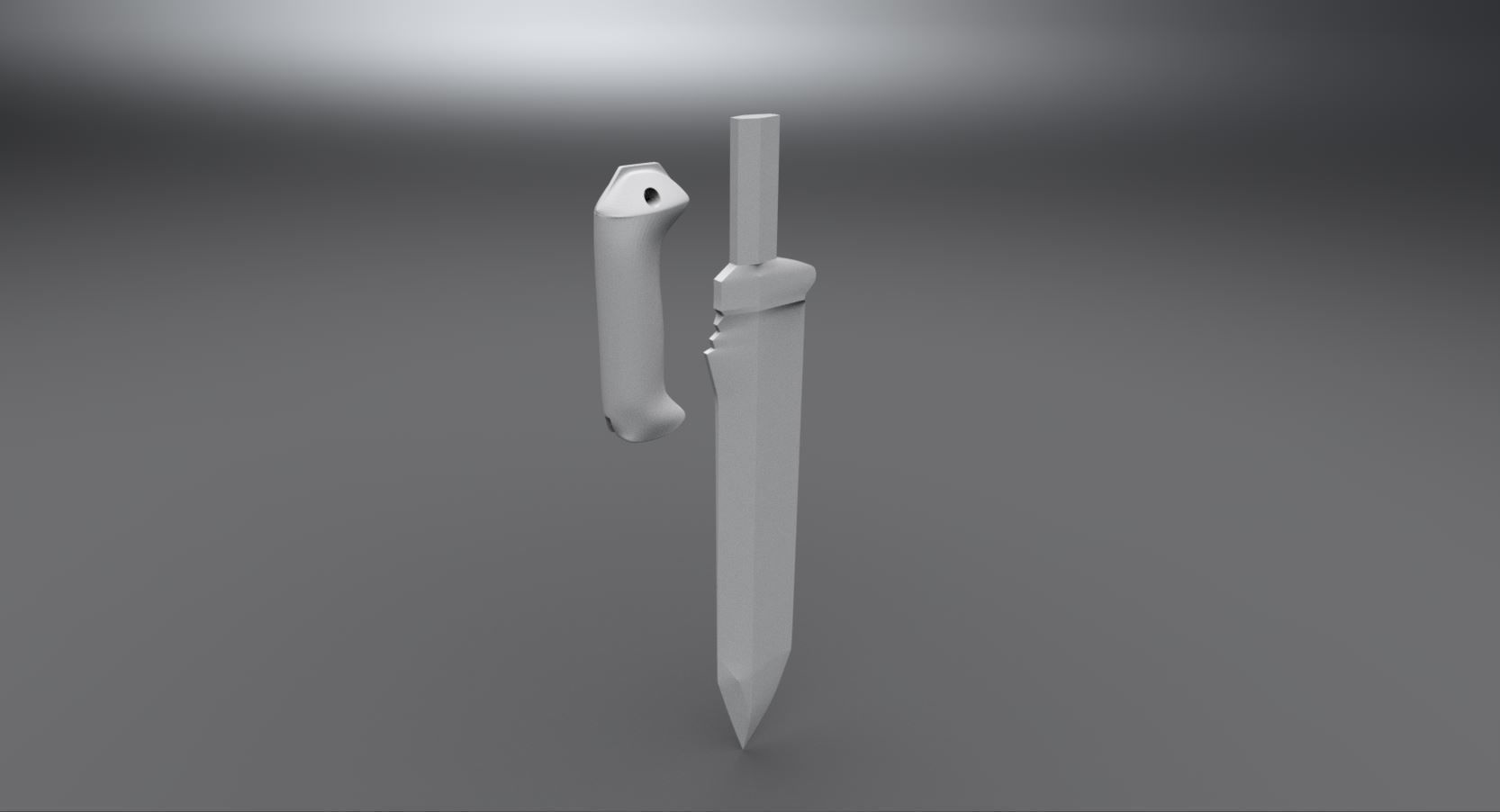 Ka Bar Becker  3D print model_1