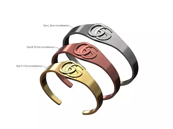 GG logo cuff bracelet