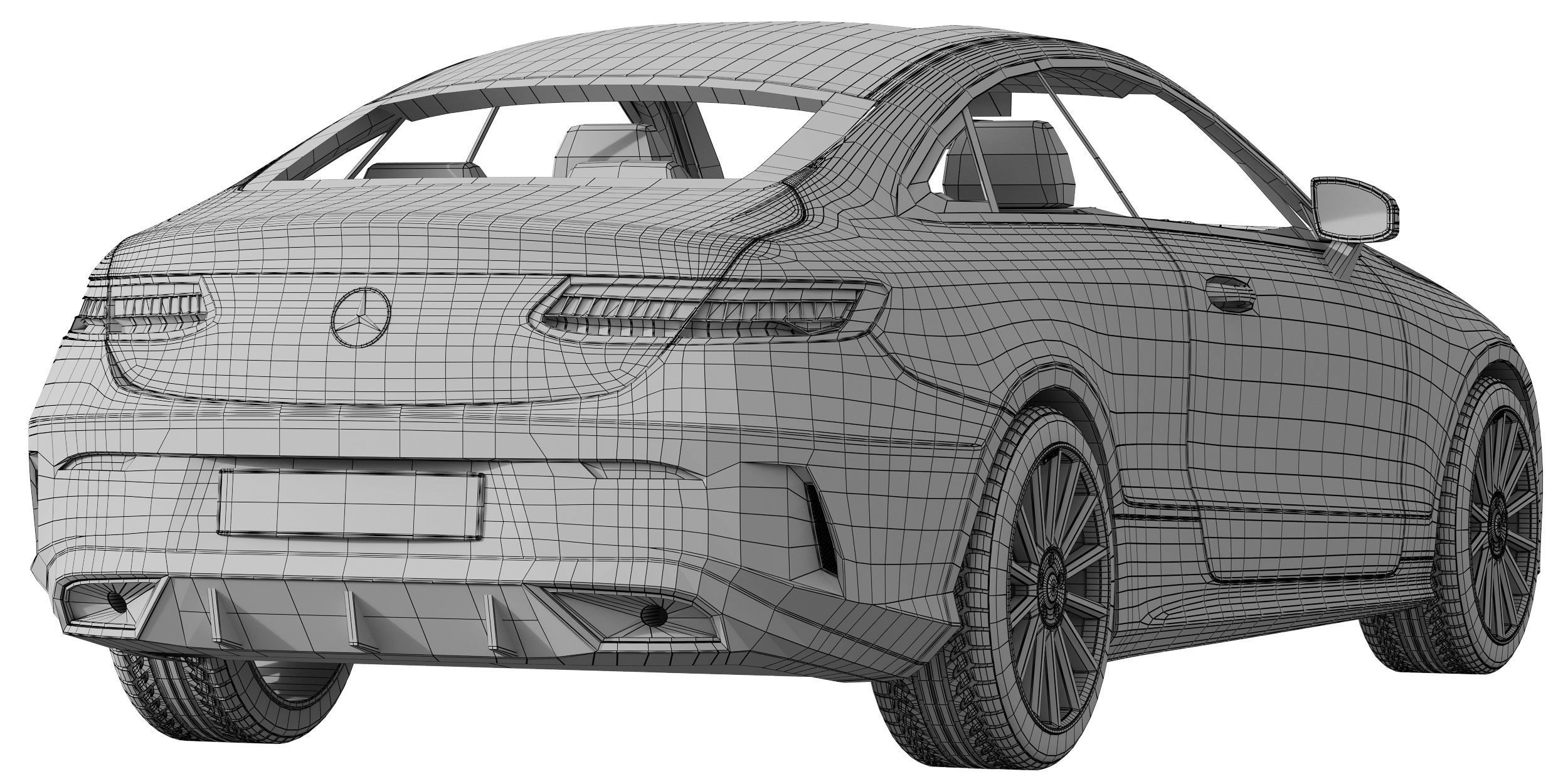 Mercedes-Benz E-Class Coupe AMG-Line 2021 3D model_16