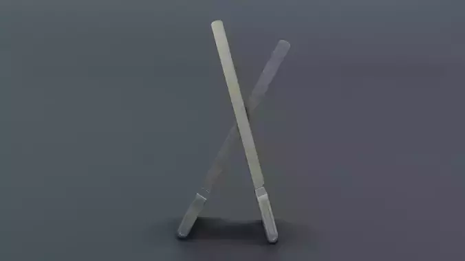 Old Dirty Brain Sectioning Knife Low-poly 3D model