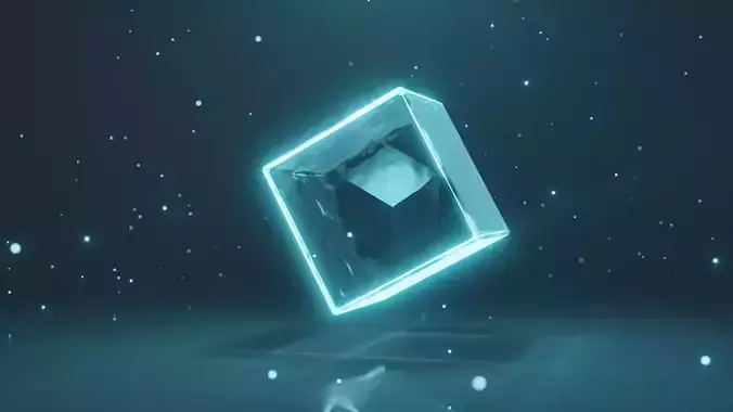 3D Animated Cube inside a Cube