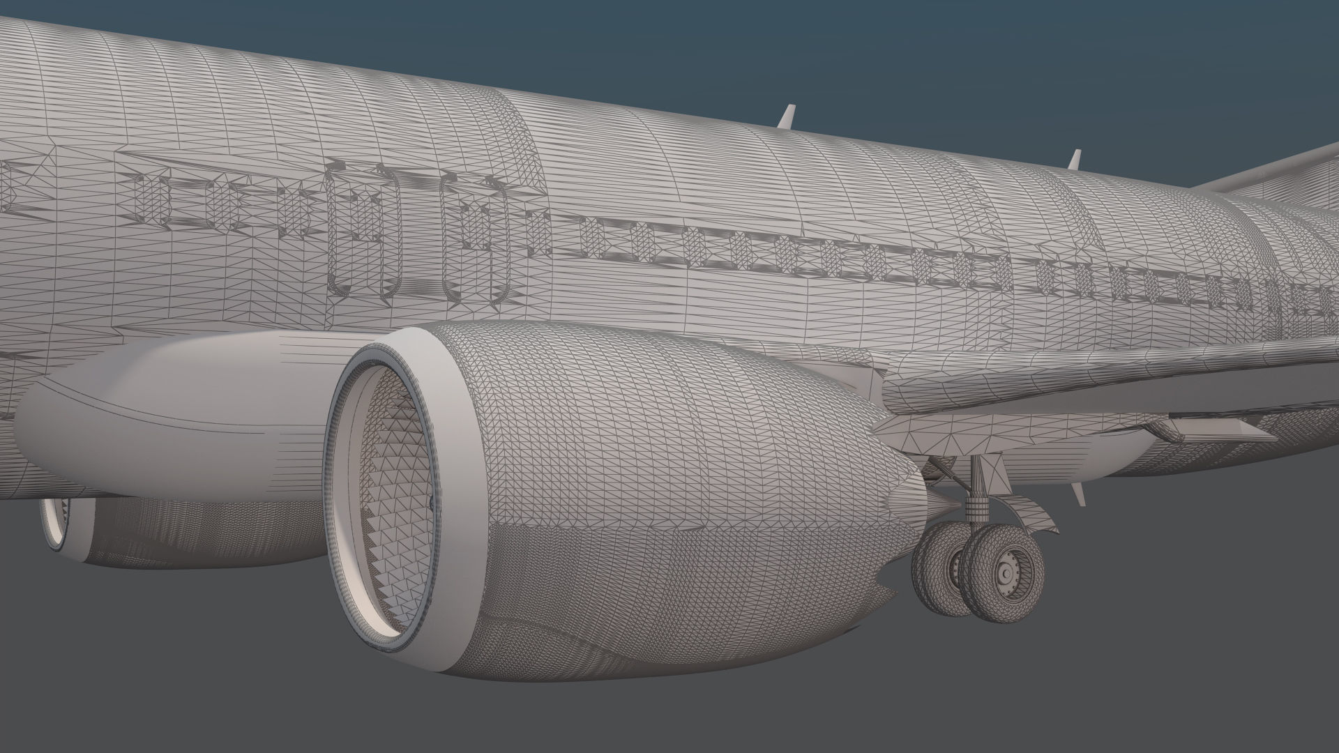 Gol airlines Boeing 737 max 8 3D model_1