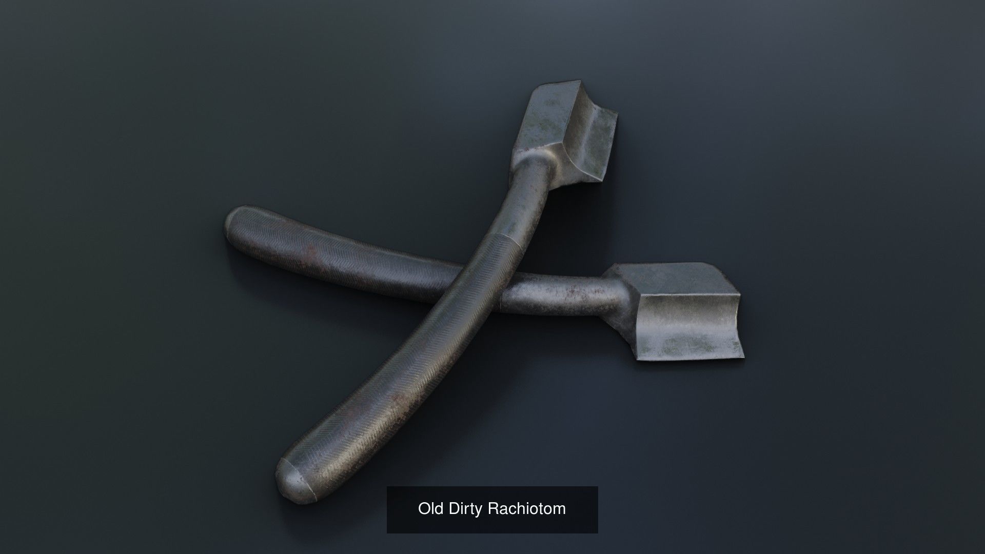 Dirty Post Mortem Tools 3D Model Collection_3