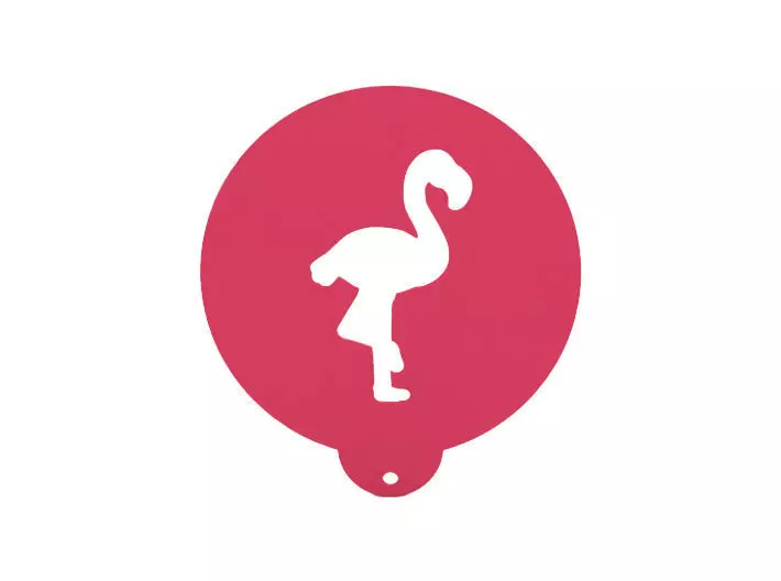 Coffee stencil 3D print model_0