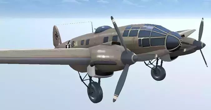 Heinkel He 111 Hand-Painted