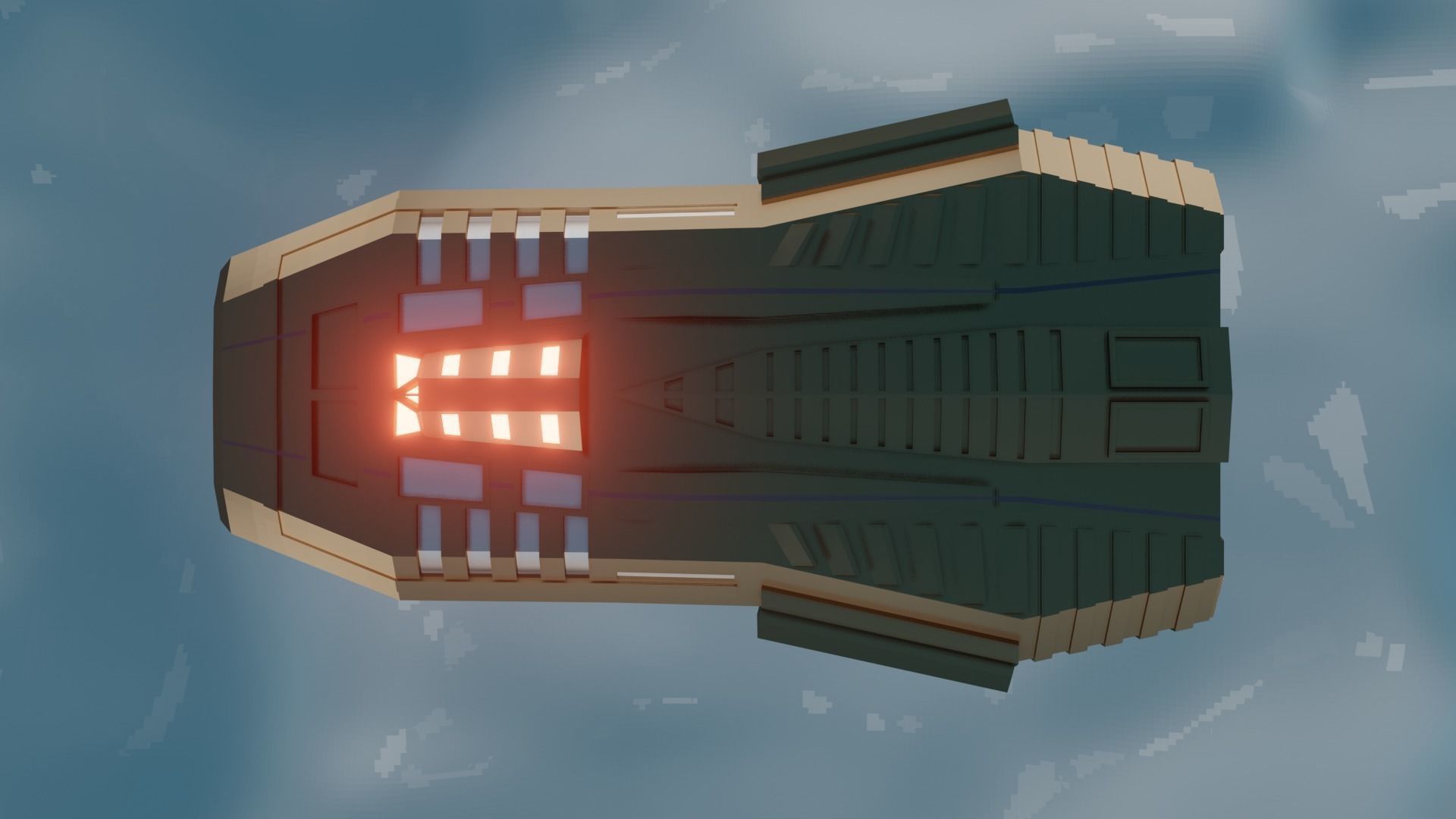 Future cars Low-poly 3D model_7