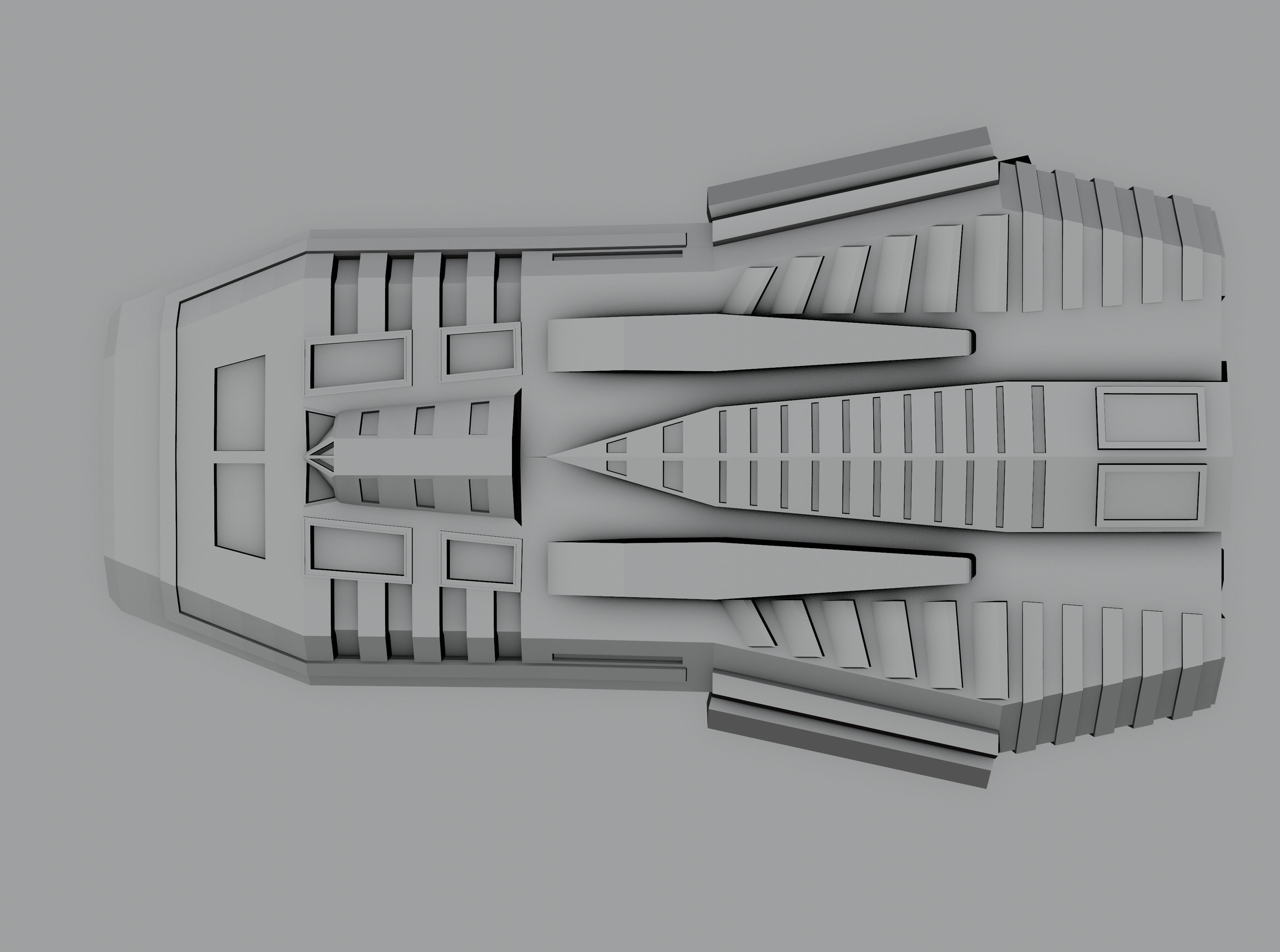 Future cars Low-poly 3D model_12