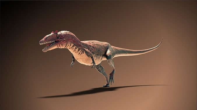 Allosaurus t - rex Low-poly 3D model