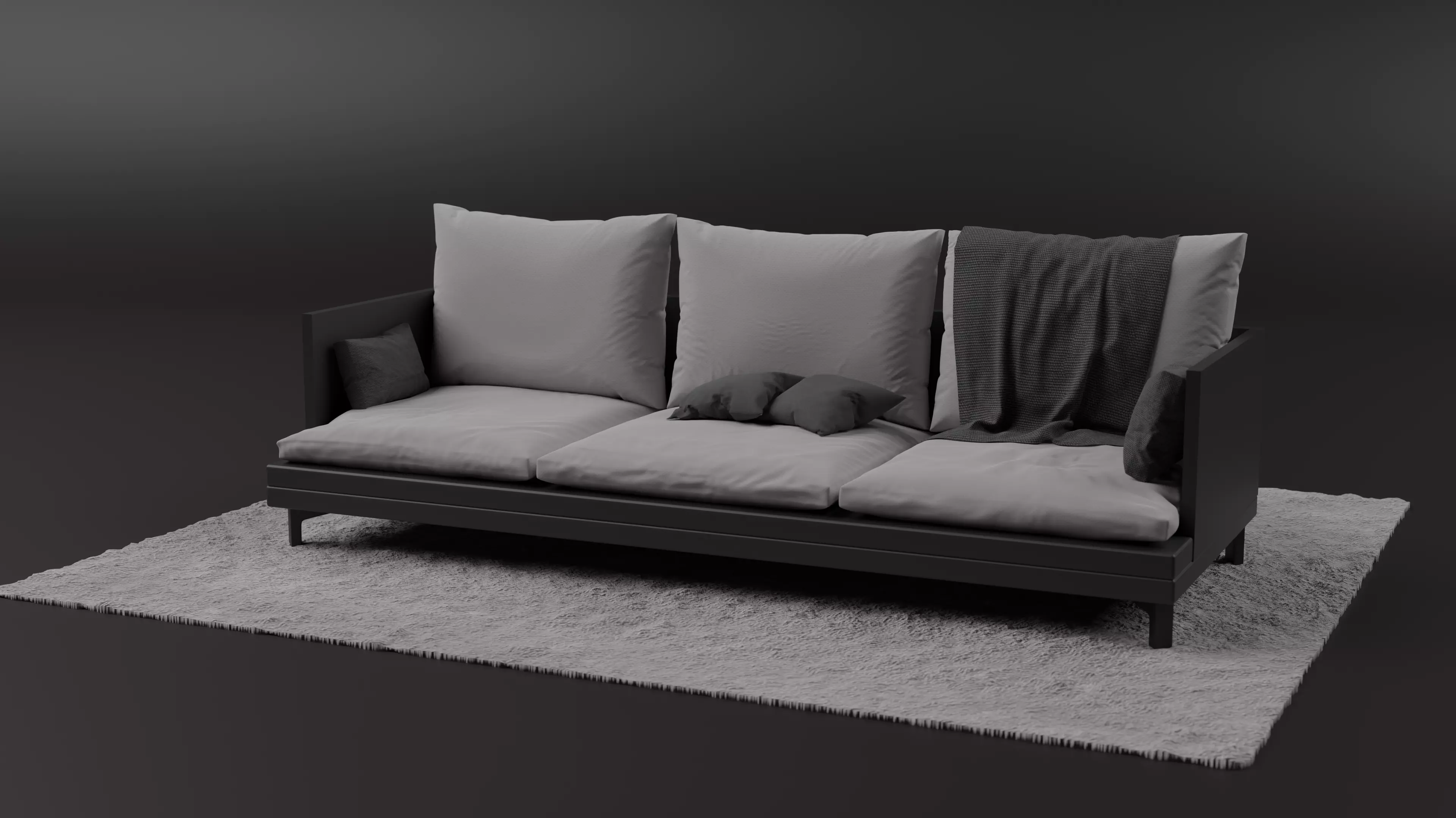 Couch Free Free 3D model