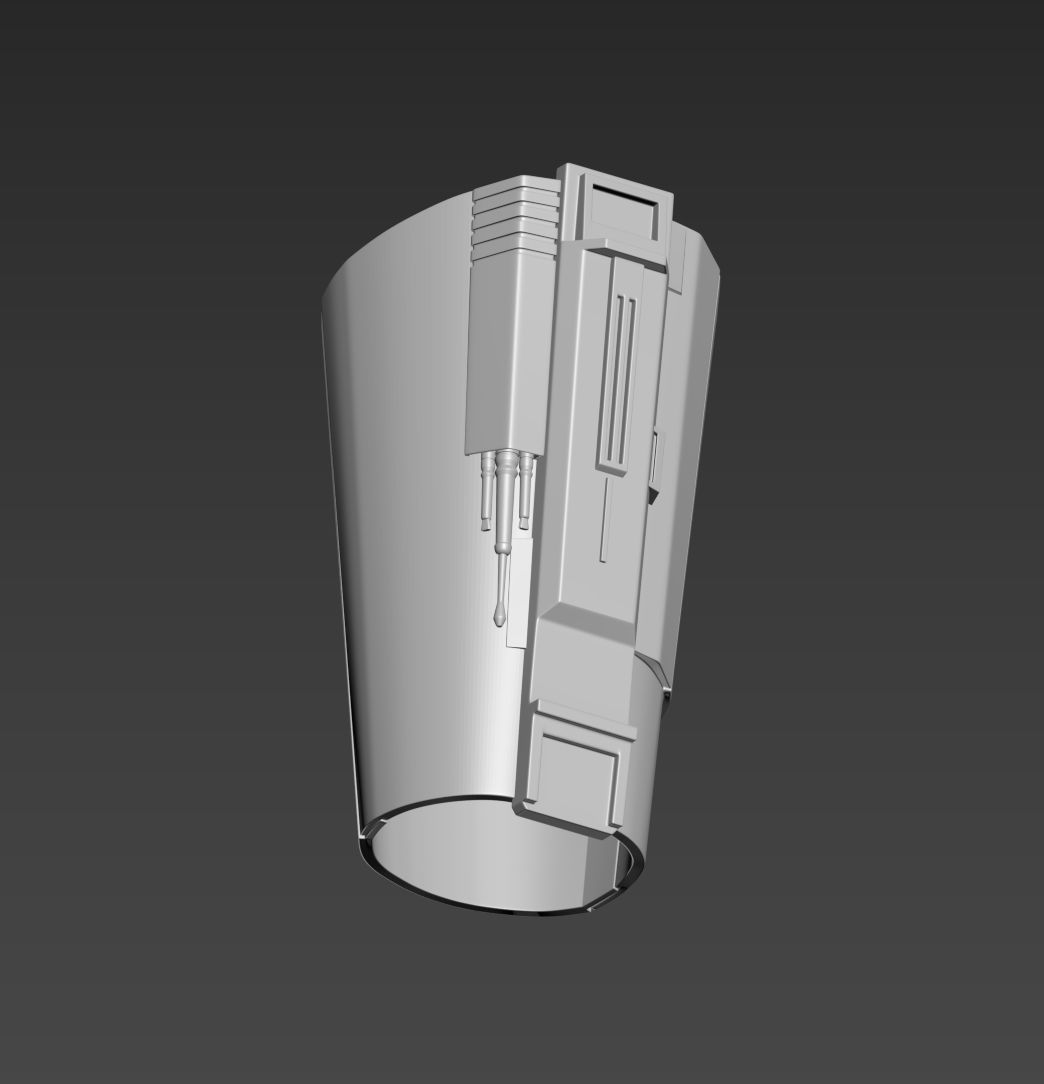 Star Wars The Mandalorian Beskar Armor Cosplay  3D print model_50