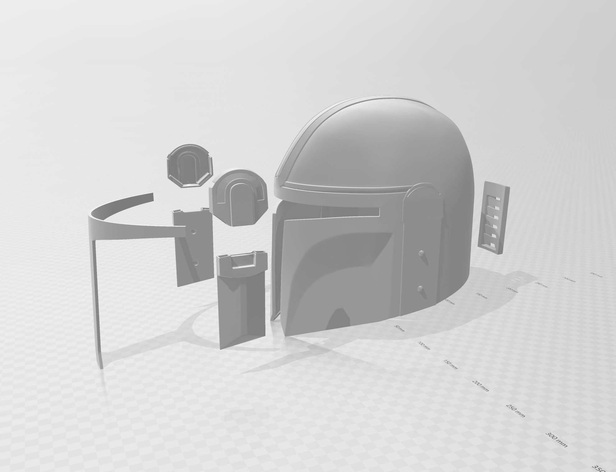 Star Wars The Mandalorian Beskar Armor Cosplay  3D print model_13