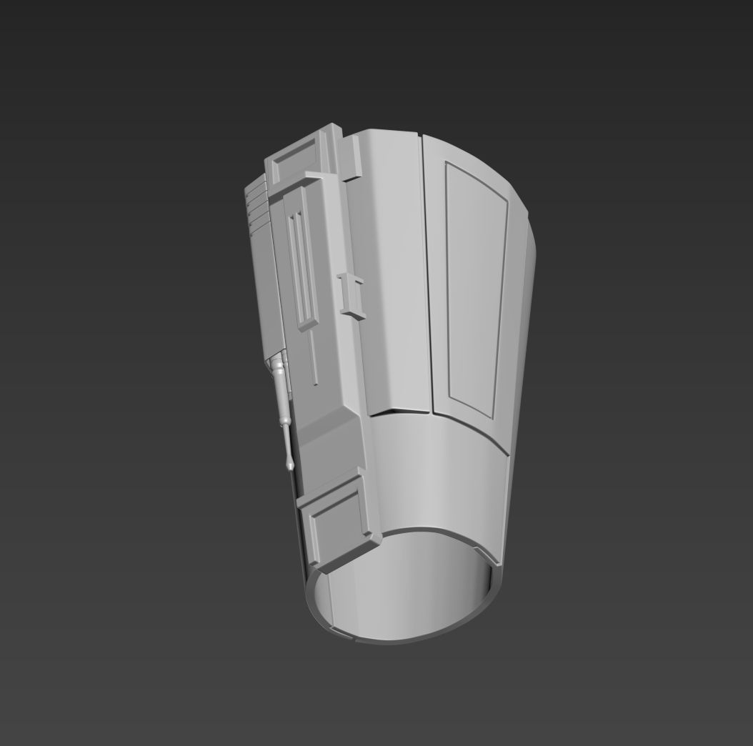 Star Wars The Mandalorian Beskar Armor Cosplay  3D print model_49