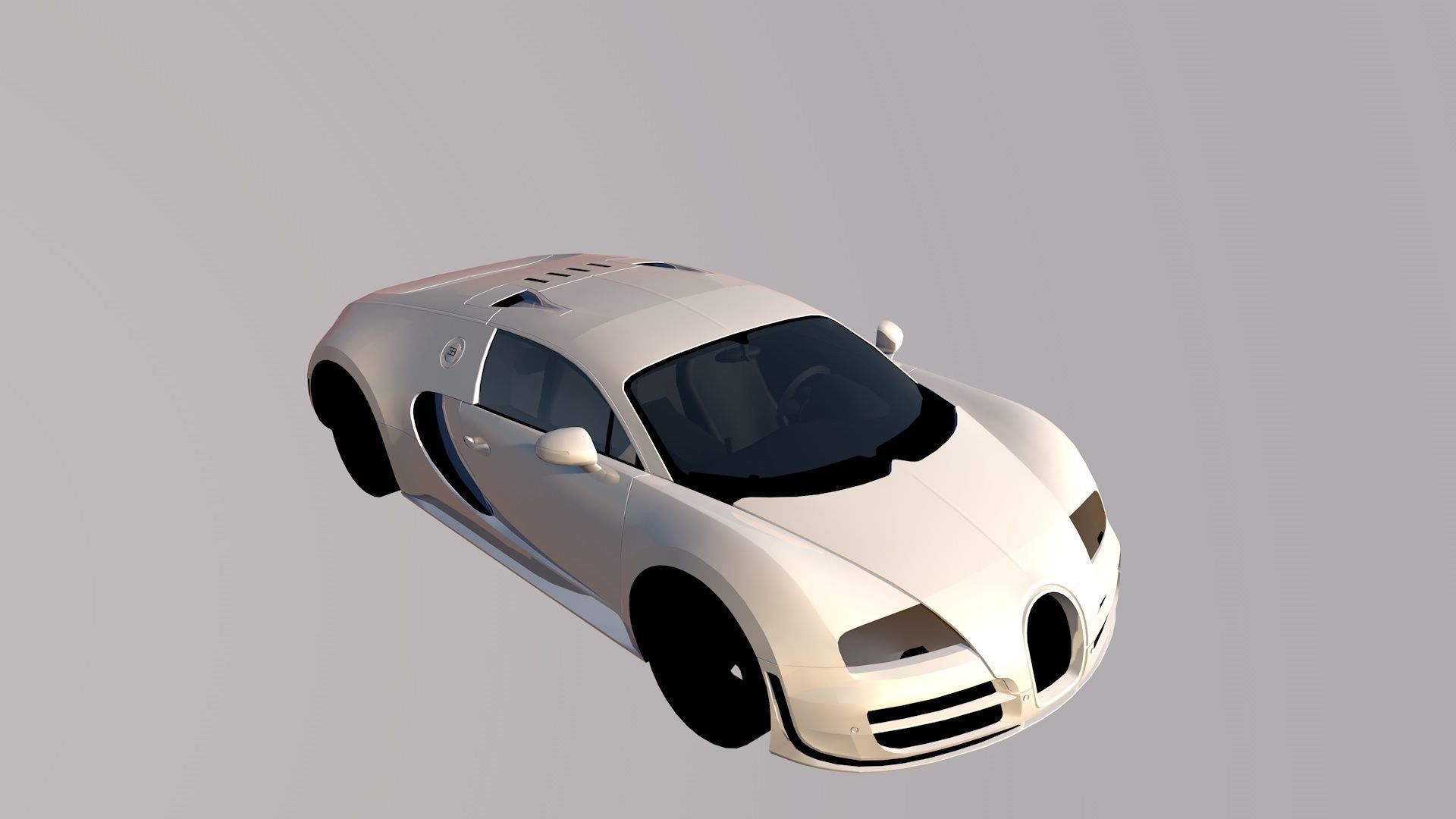newCAR bugatti veyron 3D model_2