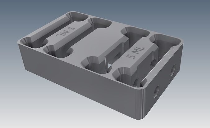 CoreGrip holder blokk top 3D model