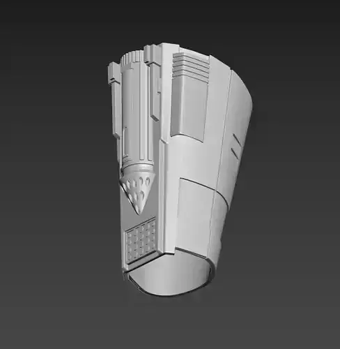 Star Wars The Mandalorian Beskar forearm Gauntlets  Armor 3D print model