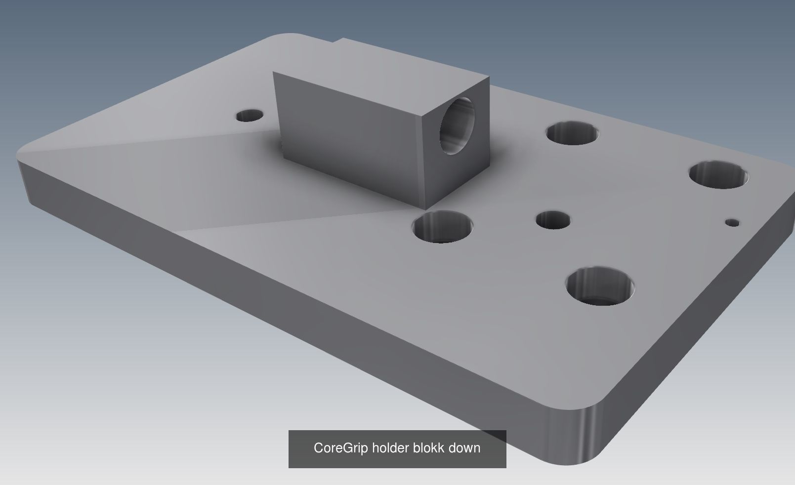 CoreGrip holder blokk 5 ml aluminium 3D Model Collection_2