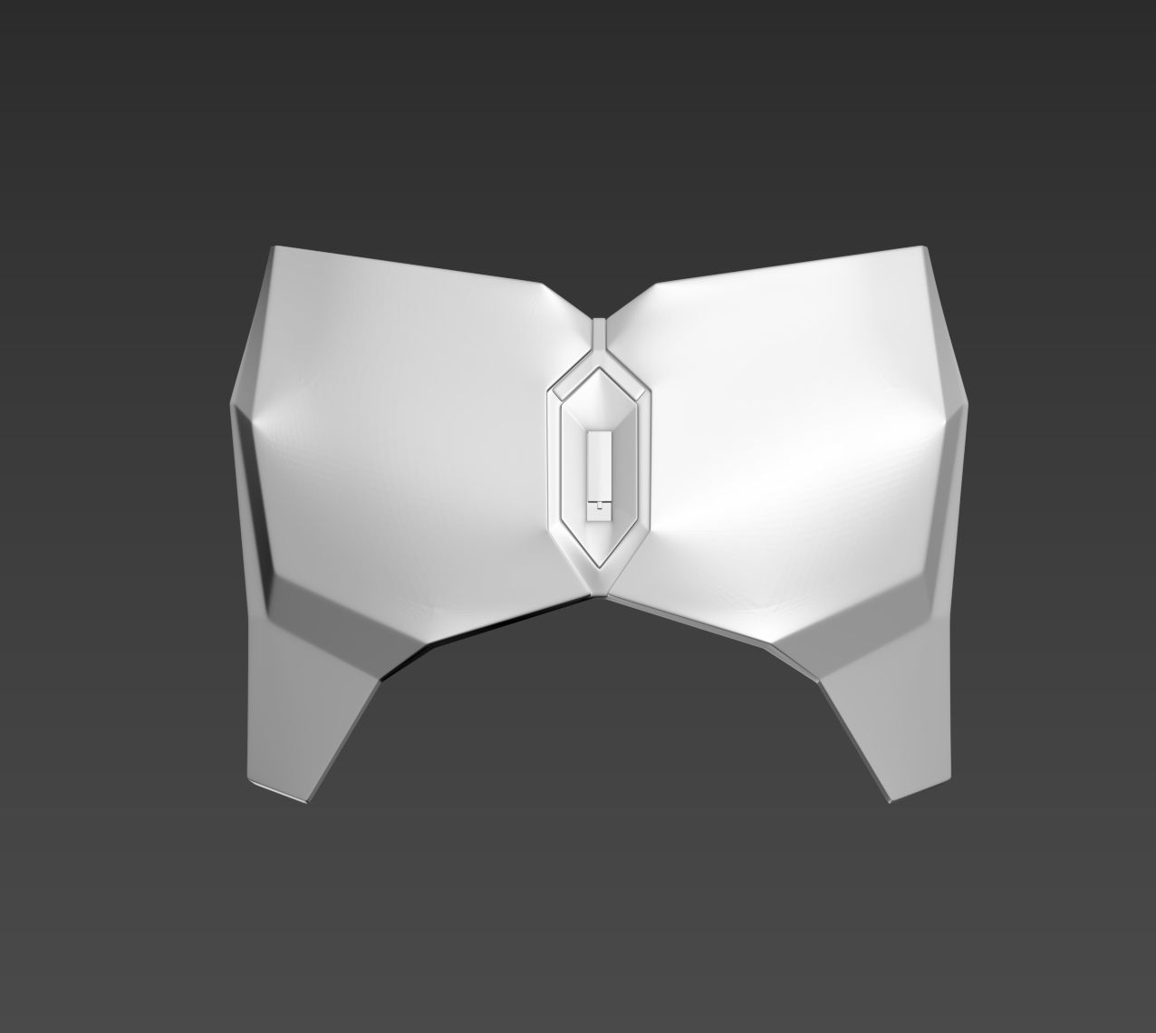 Star Wars The Mandalorian Beskar Chest Back Ads Armor Cosplay  3D print model_1