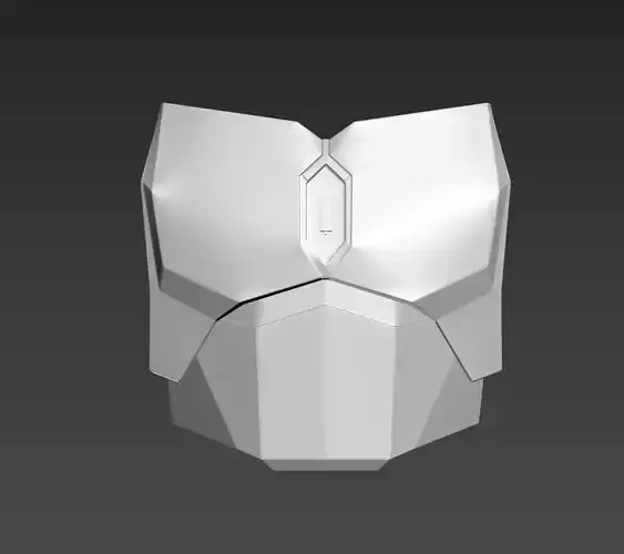 Star Wars The Mandalorian Beskar Chest Back Ads Armor Cosplay  3D print model