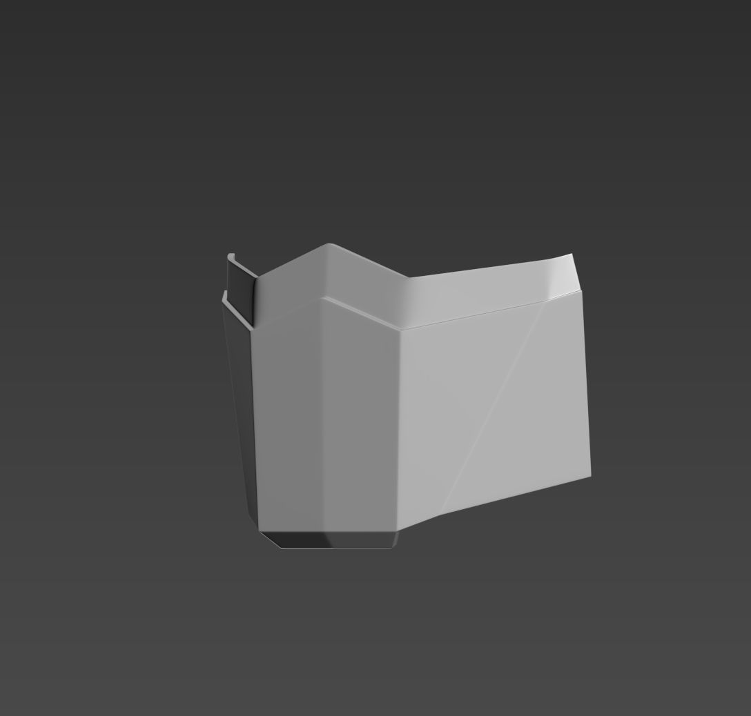 Star Wars The Mandalorian Beskar Chest Back Ads Armor Cosplay  3D print model_4