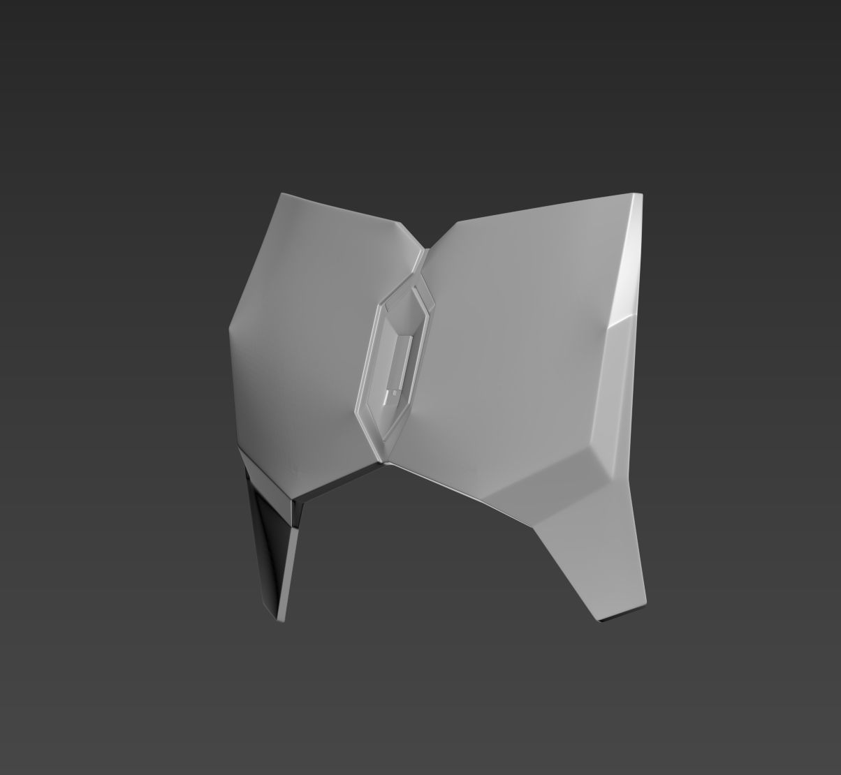 Star Wars The Mandalorian Beskar Chest Back Ads Armor Cosplay  3D print model_2