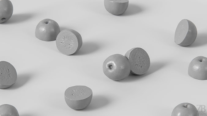 Kiwi  3D model 4