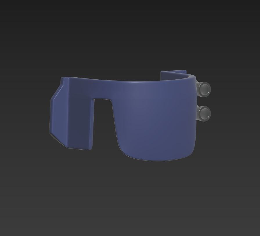 Star Wars The Mandalorian Beskar Left knee Right shin Armor 3D print model_3