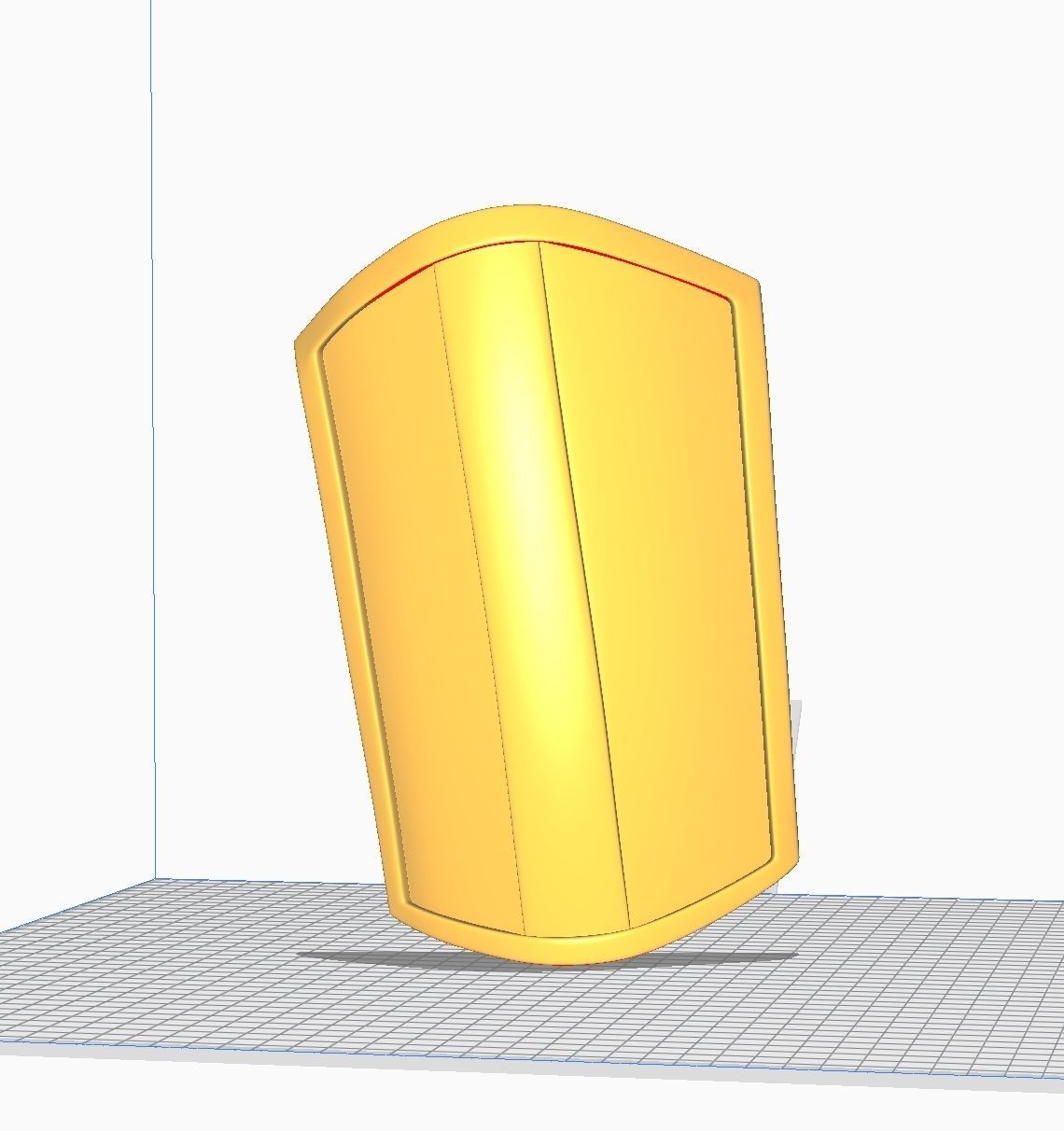 Star Wars The Mandalorian Beskar thigh Armor 3D print model_3