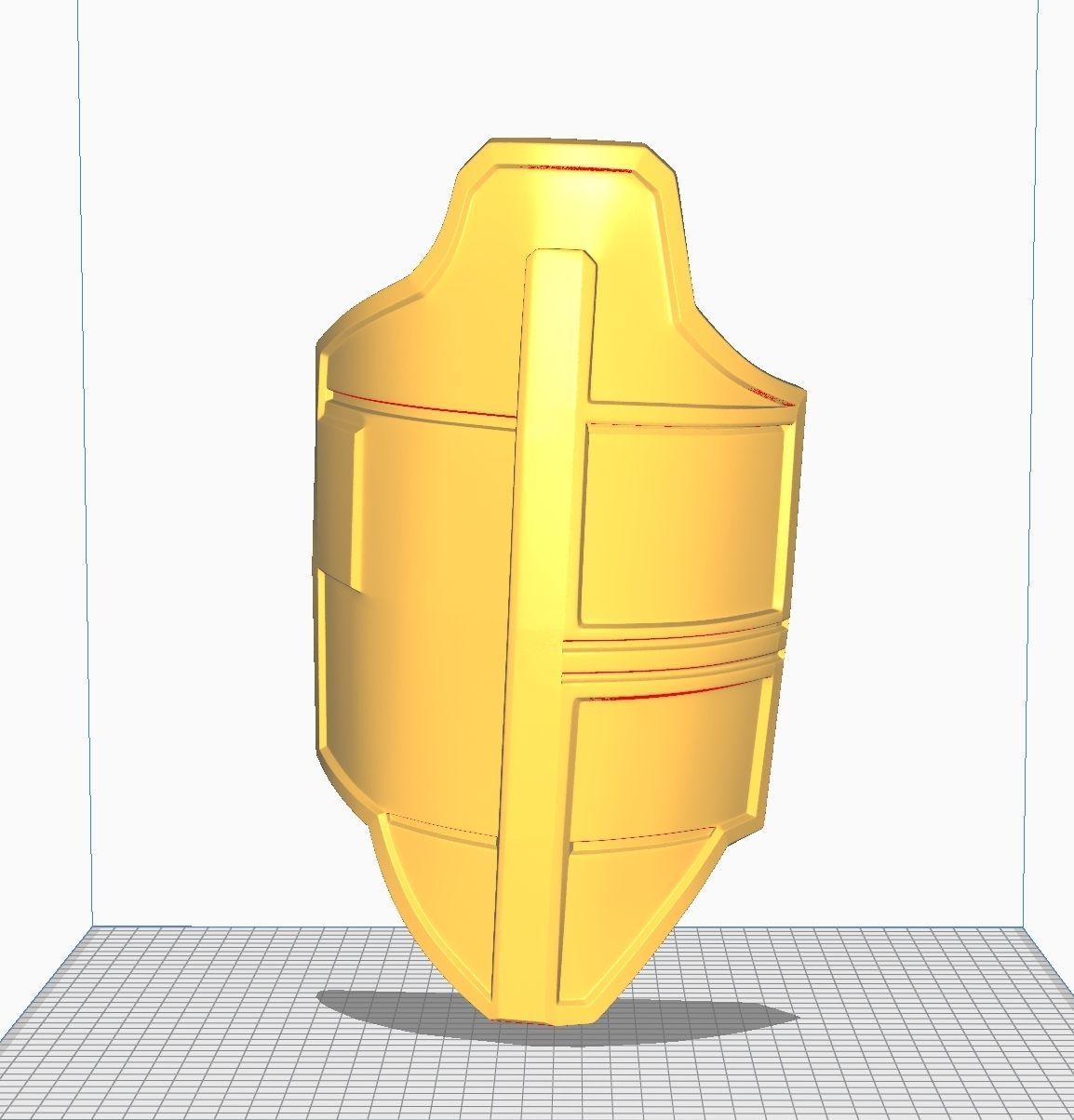 Star Wars The Mandalorian Beskar thigh Armor 3D print model_4