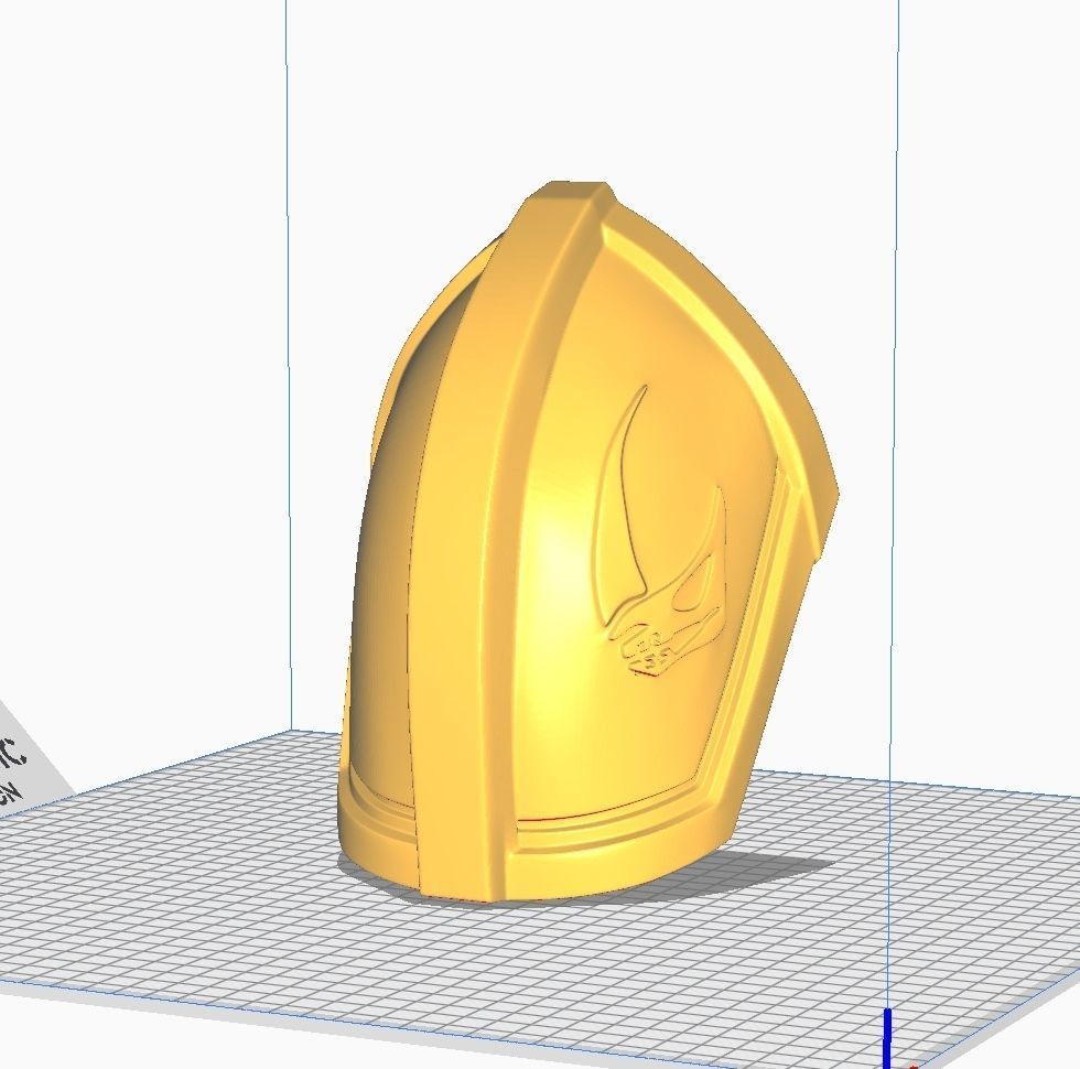 Star Wars The Mandalorian Beskar Shoulder Armor 3D print model_1