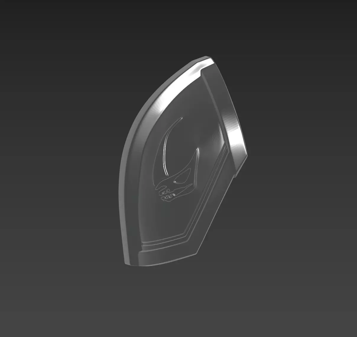 Star Wars The Mandalorian Beskar Shoulder Armor 3D print model_0