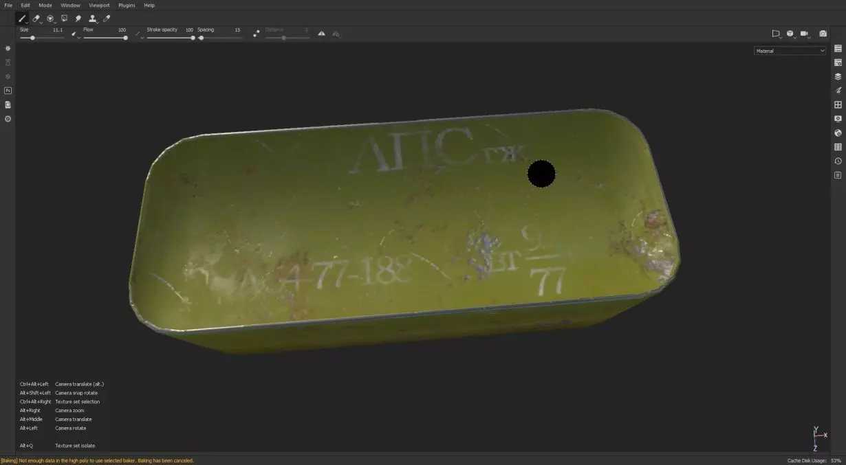 Ammo zinc Low-poly 3D model