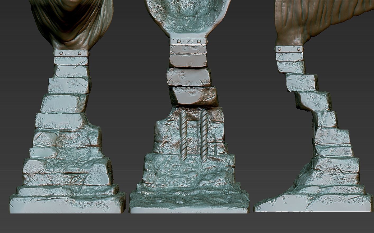 Head African Buffalo  3D print model_13