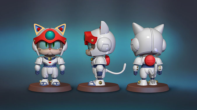 Samurai Pizza Cats  Speedy Cerviche  3D print model