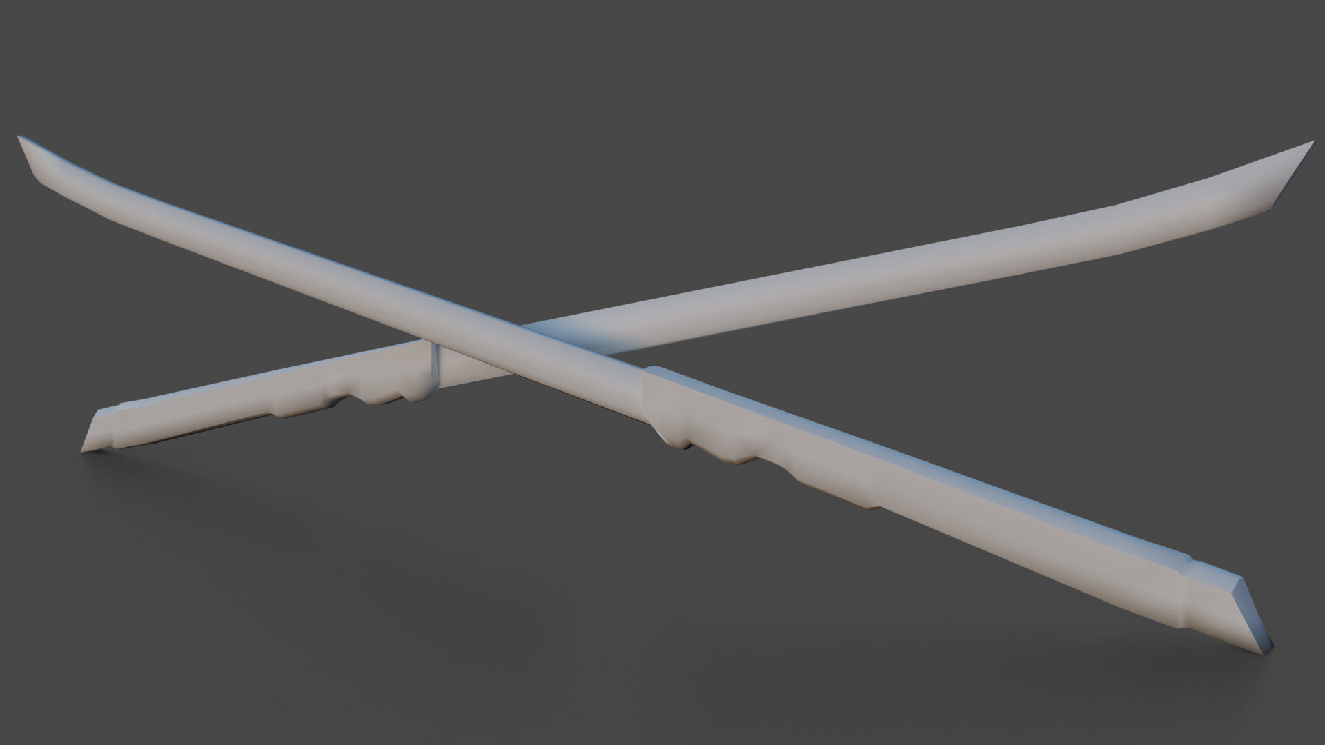 Scifi Katana PBR Project Low-poly 3D model_10