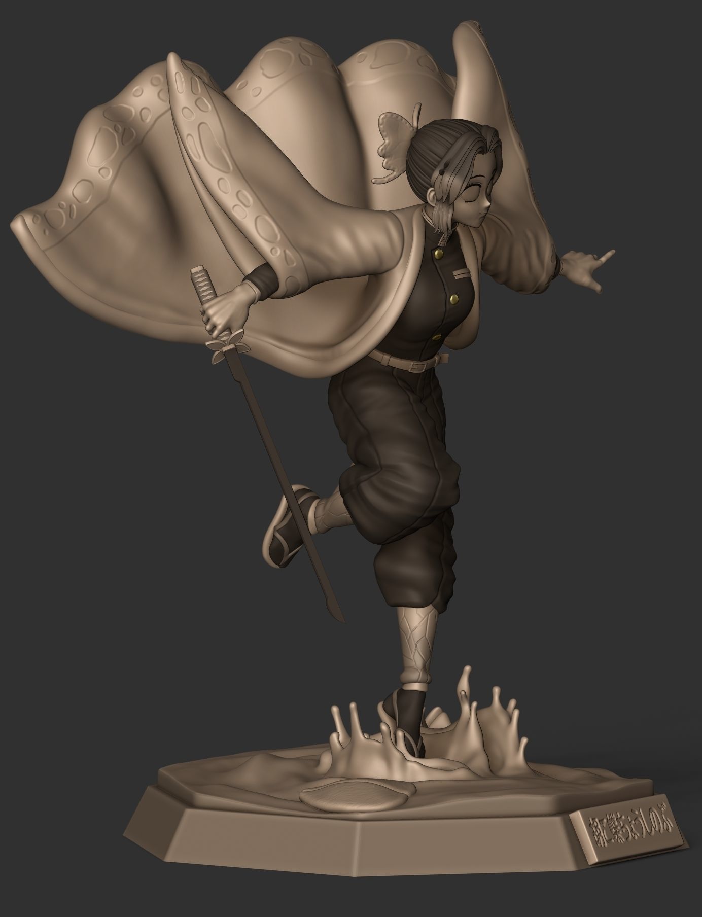 shinobu kocho for 3d printing 3D print model_3