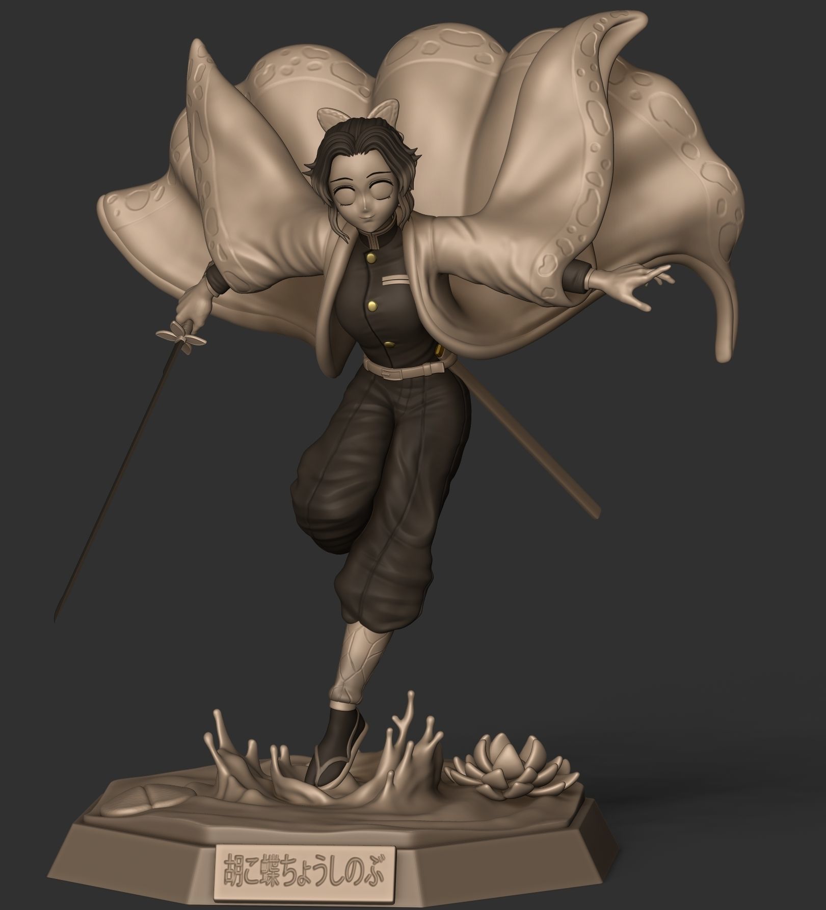 shinobu kocho for 3d printing 3D print model_1