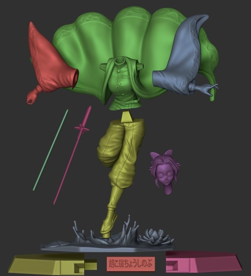 shinobu kocho for 3d printing 3D print model_6