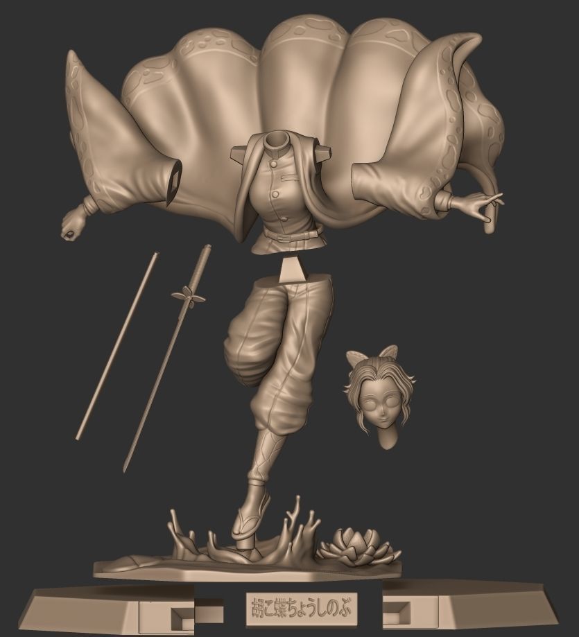 shinobu kocho for 3d printing 3D print model_5