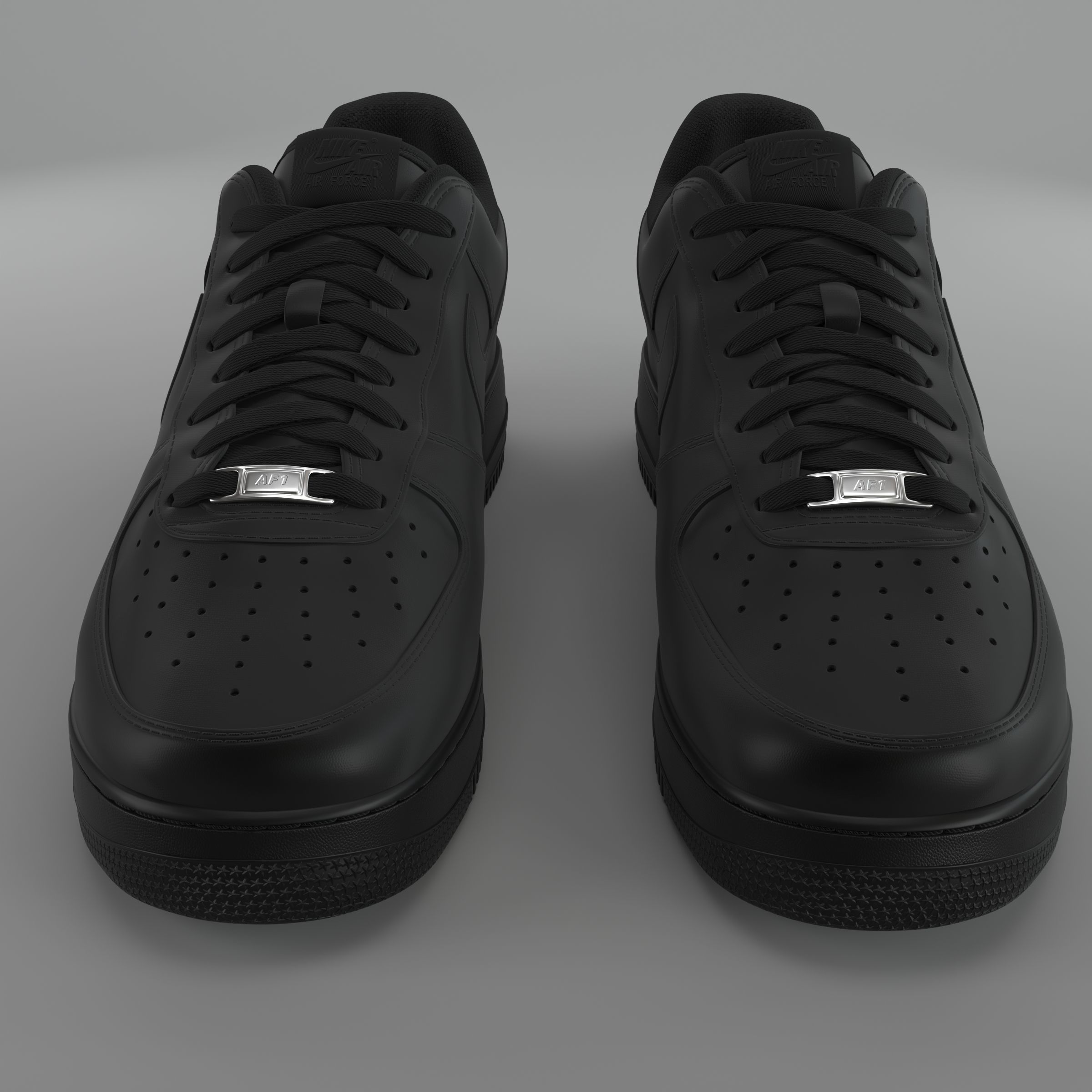 Air Force 1 Low Nike PBR Low-poly 3D model_2