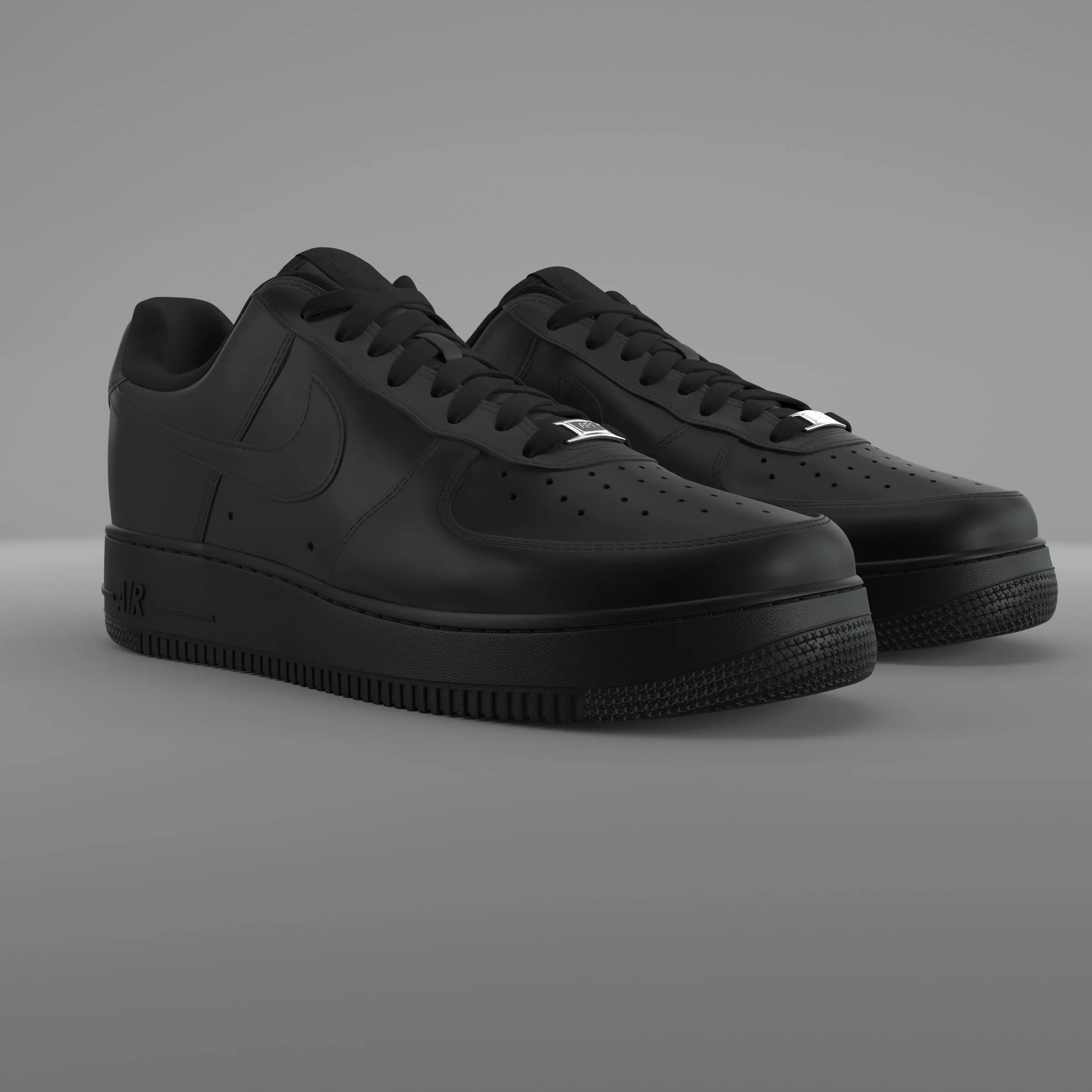 Air Force 1 Low Nike PBR Low-poly 3D model_0