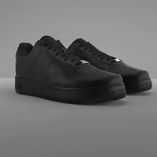 Air Force 1 Low Nike PBR  Low-poly 3D model