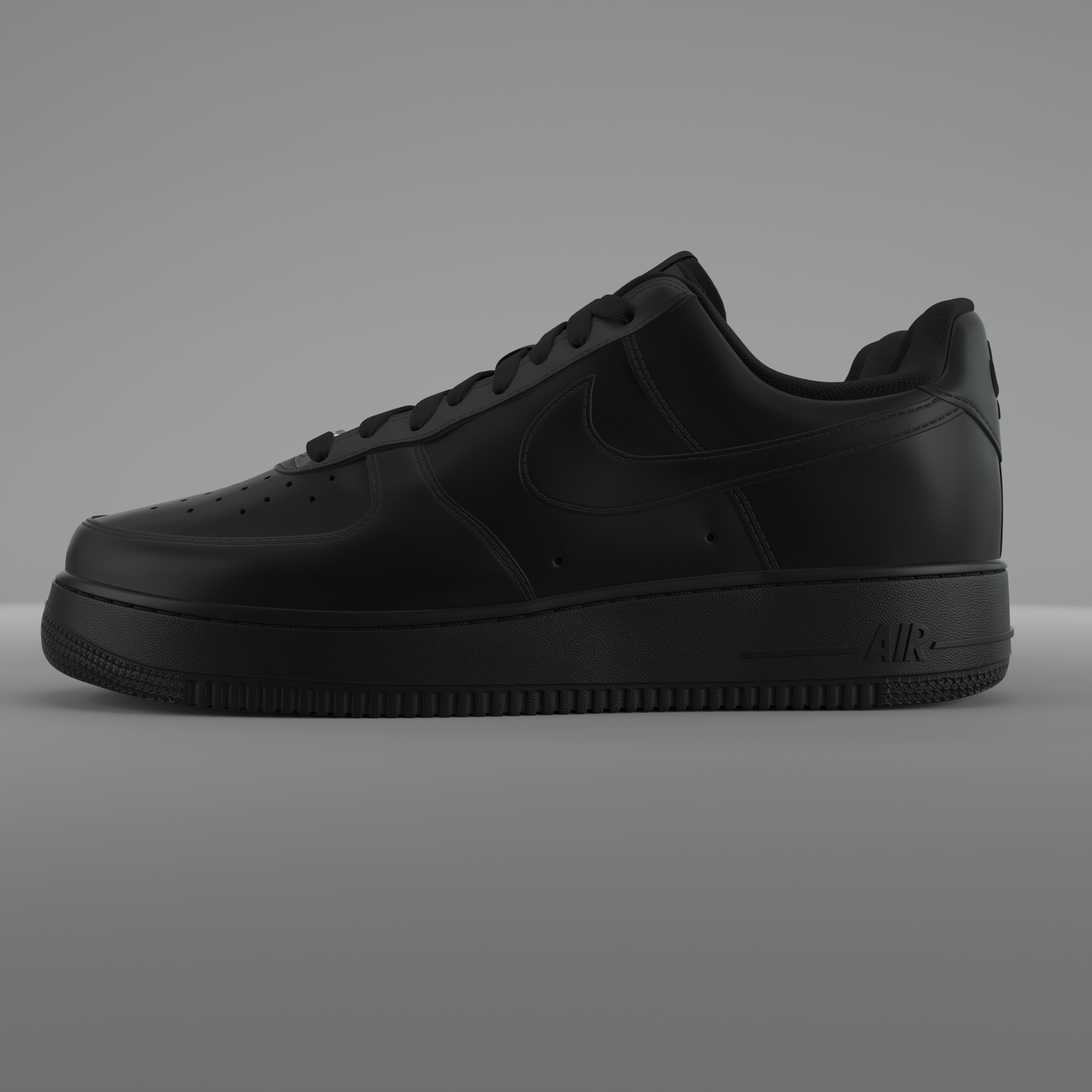 Air Force 1 Low Nike PBR Low-poly 3D model_3