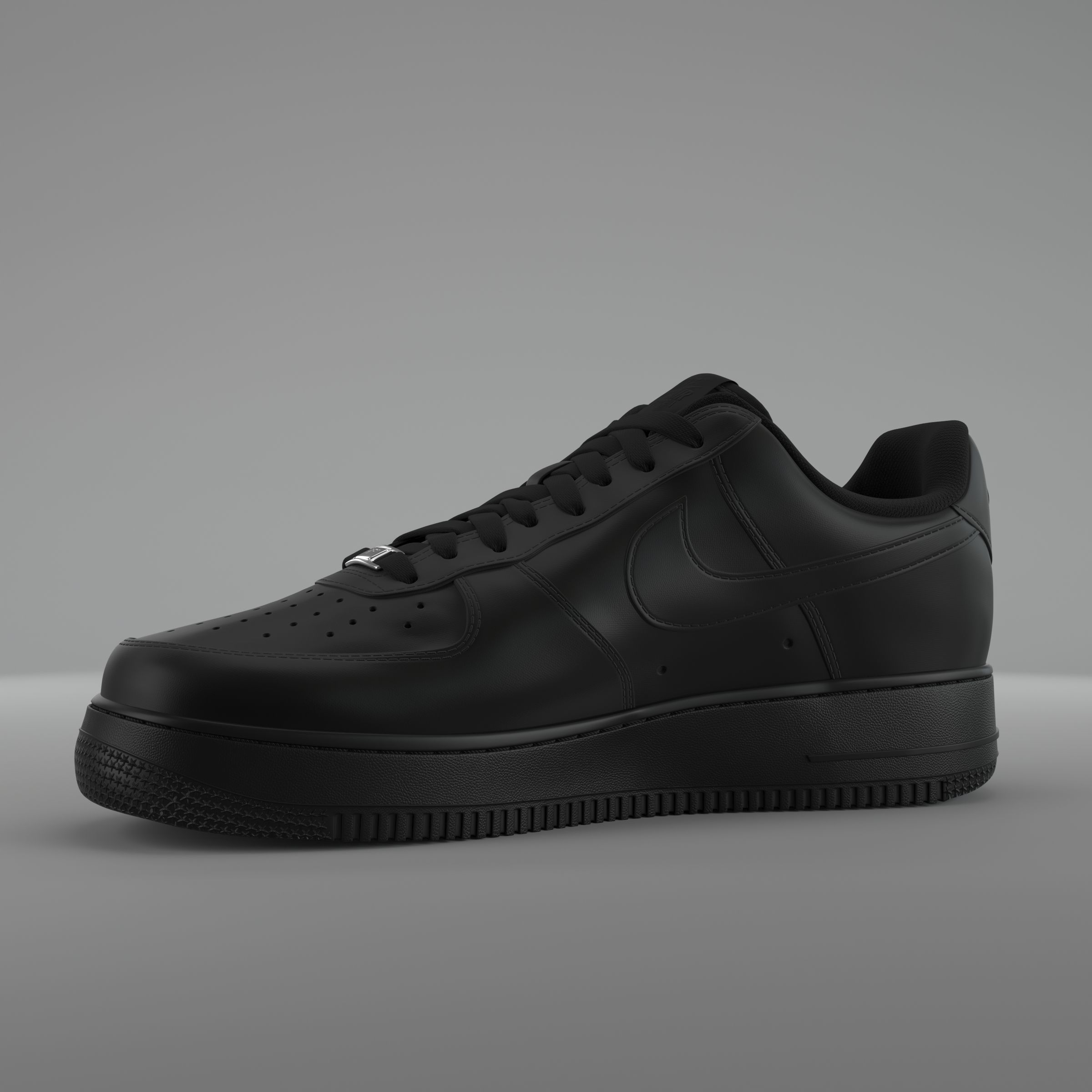 Air Force 1 Low Nike PBR Low-poly 3D model_5