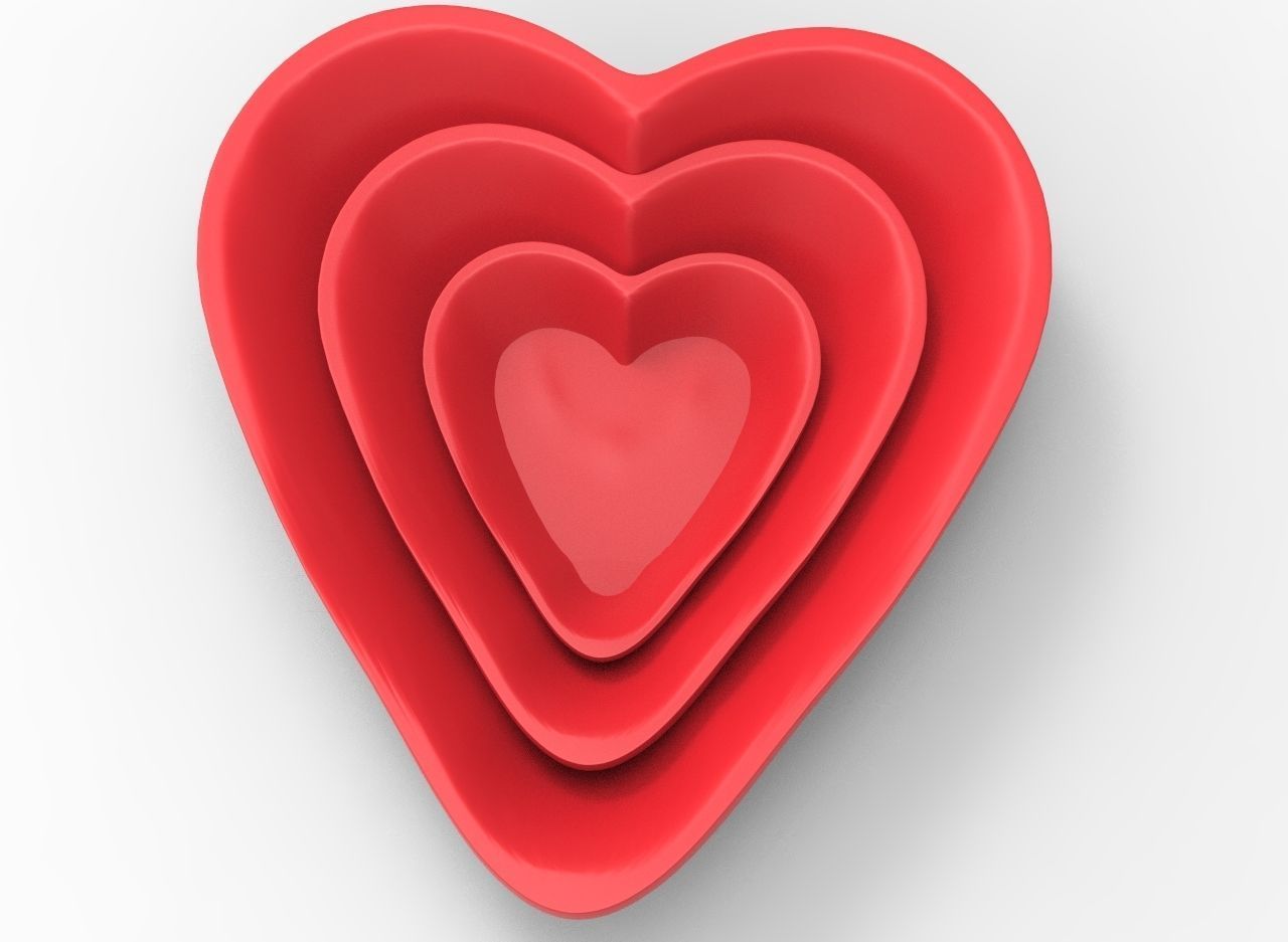 Valentines Candys Bowl 3D print model_4