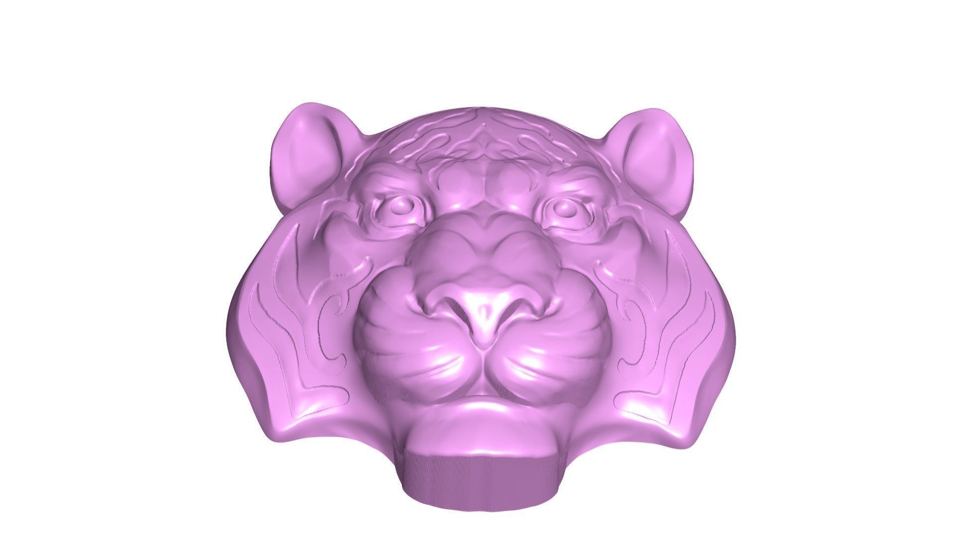 tiger head 3D model_1