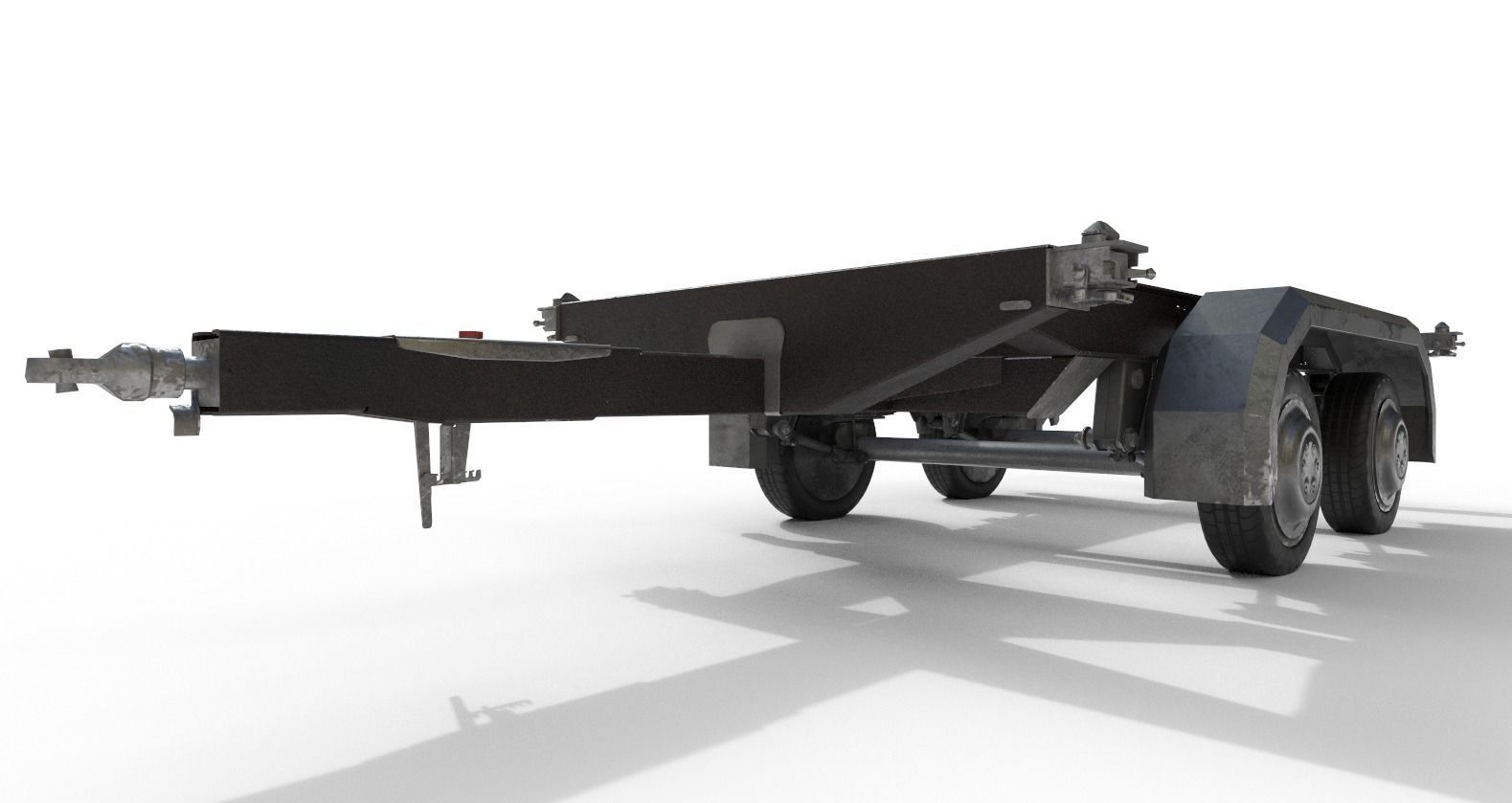 Car Trailer 3D model_6