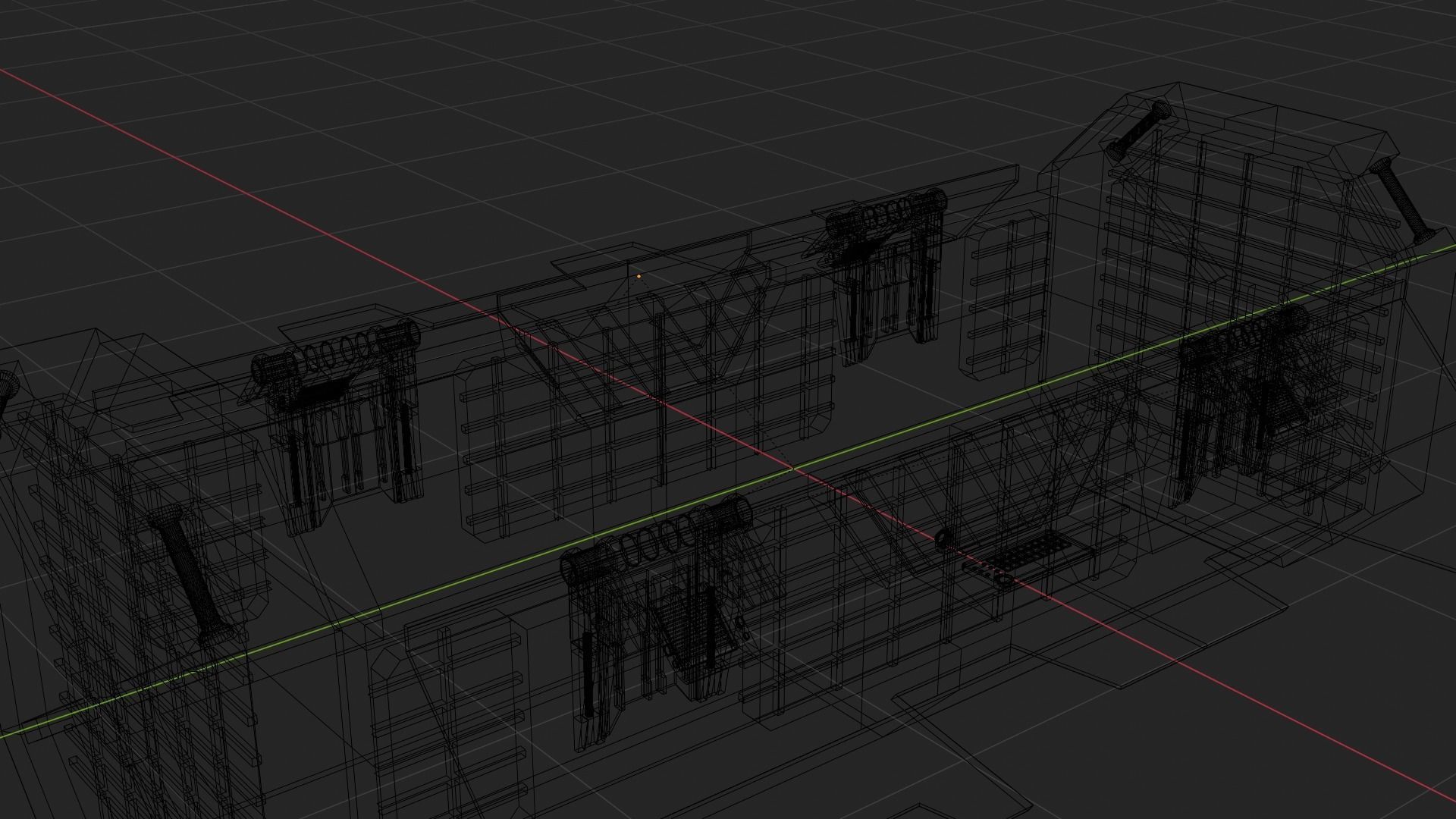 Kyber Crystal Container Imperial Color Scheme Low-poly 3D model_7