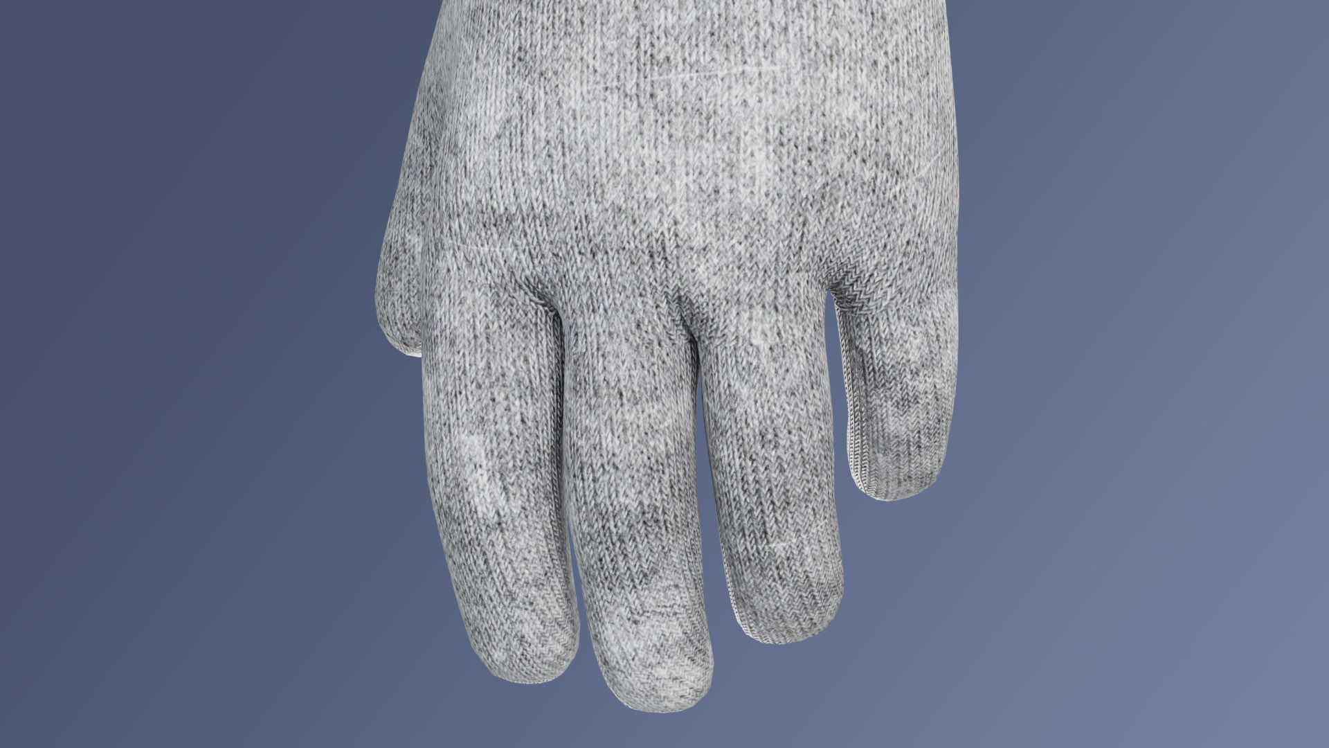 Glove Low-poly 3D model_7
