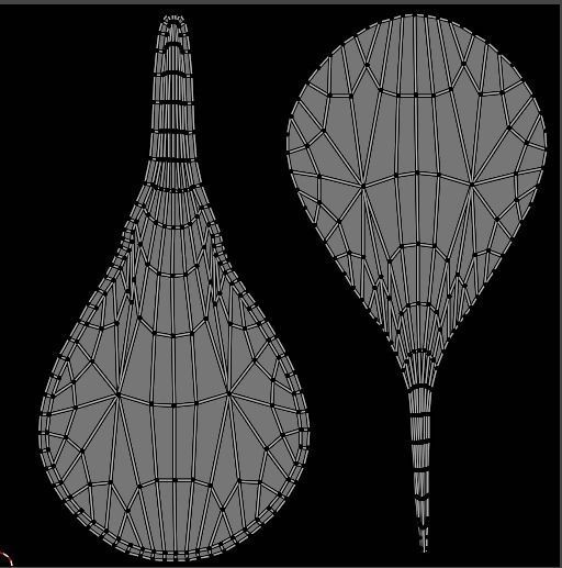 White Flowers 3D model_13