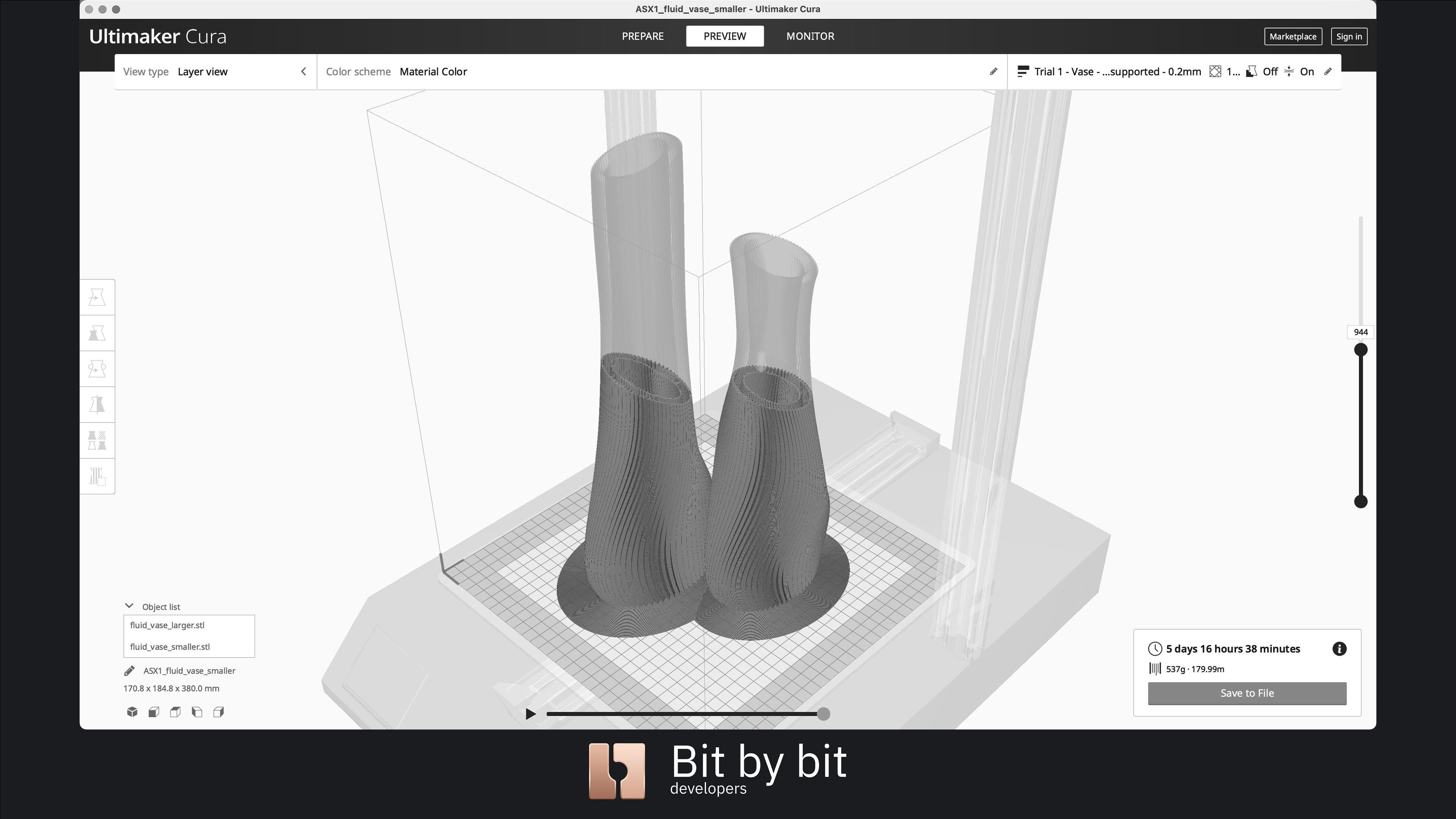 Vases In Love 3D print model_17